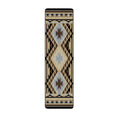 Load image into Gallery viewer, 2x8 runner version of The Desert’s Oracle rug featuring a repeating tribal pattern in sun-washed desert tones, ideal for hallways or narrow spaces