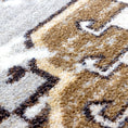 Load image into Gallery viewer, Close-up of The Driftmarch Rug texture with EnduraStran nylon yarn in warm neutral tones