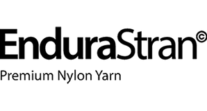 EnduraStran logo, representing premium commercial-grade nylon yarn used in durable area rugs.