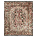 Load image into Gallery viewer, 11x13 size of The Ravencourt Rug, ideal for grand rooms, showcasing its faded opulence and gothic undertones.