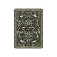 Load image into Gallery viewer, 3x4 Secret Garden rug with intricate nature-themed design in forest green and rose, perfect for smaller enchanted spaces