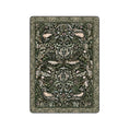 Load image into Gallery viewer, 4x5 Secret Garden rug in a compact format, displaying detailed floral and bird motifs on a woodland-toned background