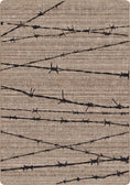 Load image into Gallery viewer, Barbed wire pattern on a textured surface