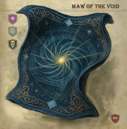 Archive Entry #001: Maw of the Void Monster Rug – Creature Stat Card