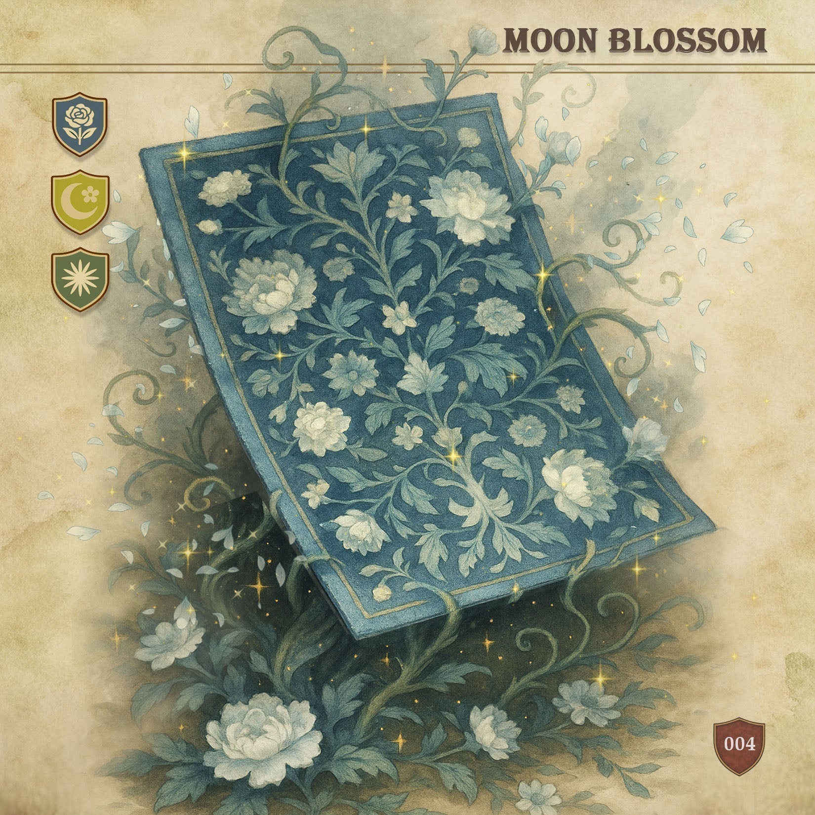 Archive Entry #004: Moon Blossom Monster Rug – Creature Stat Card