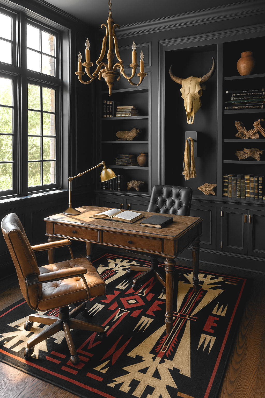 Western Gothic Game Room Rugs – Area of Effect Rugs