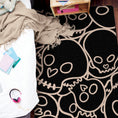 Load image into Gallery viewer, The Dead Cute Rug in Black
