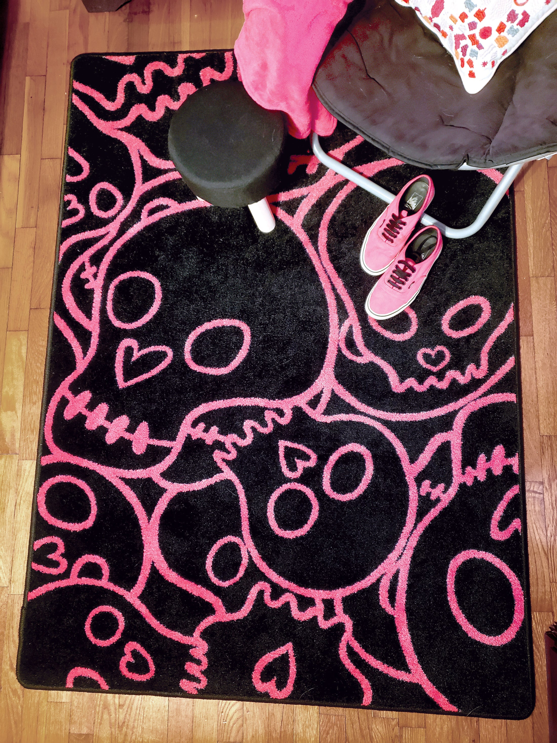 The Dead Cute Rug in Pink