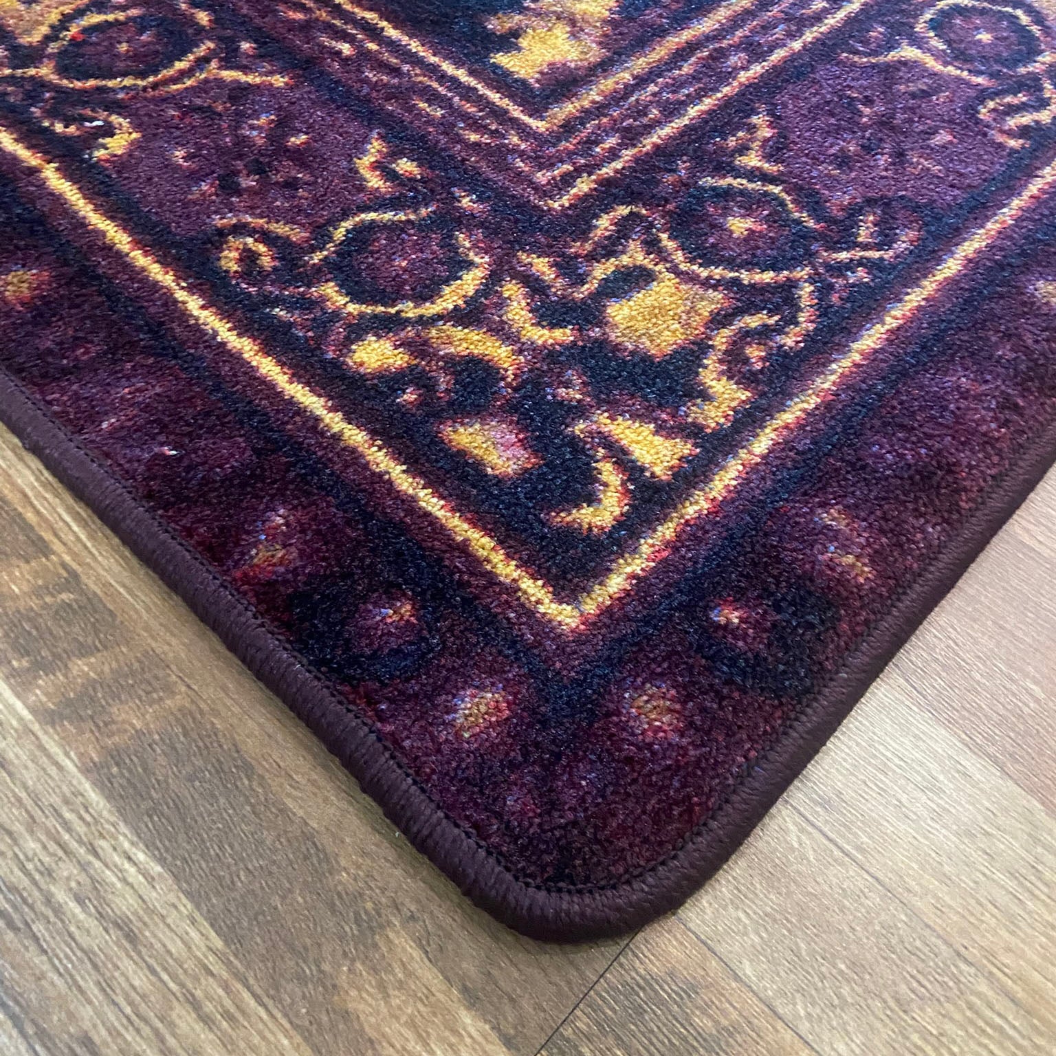 The Mimic Rug in Eldritch Bite – Purple Monster Rug for Game Rooms