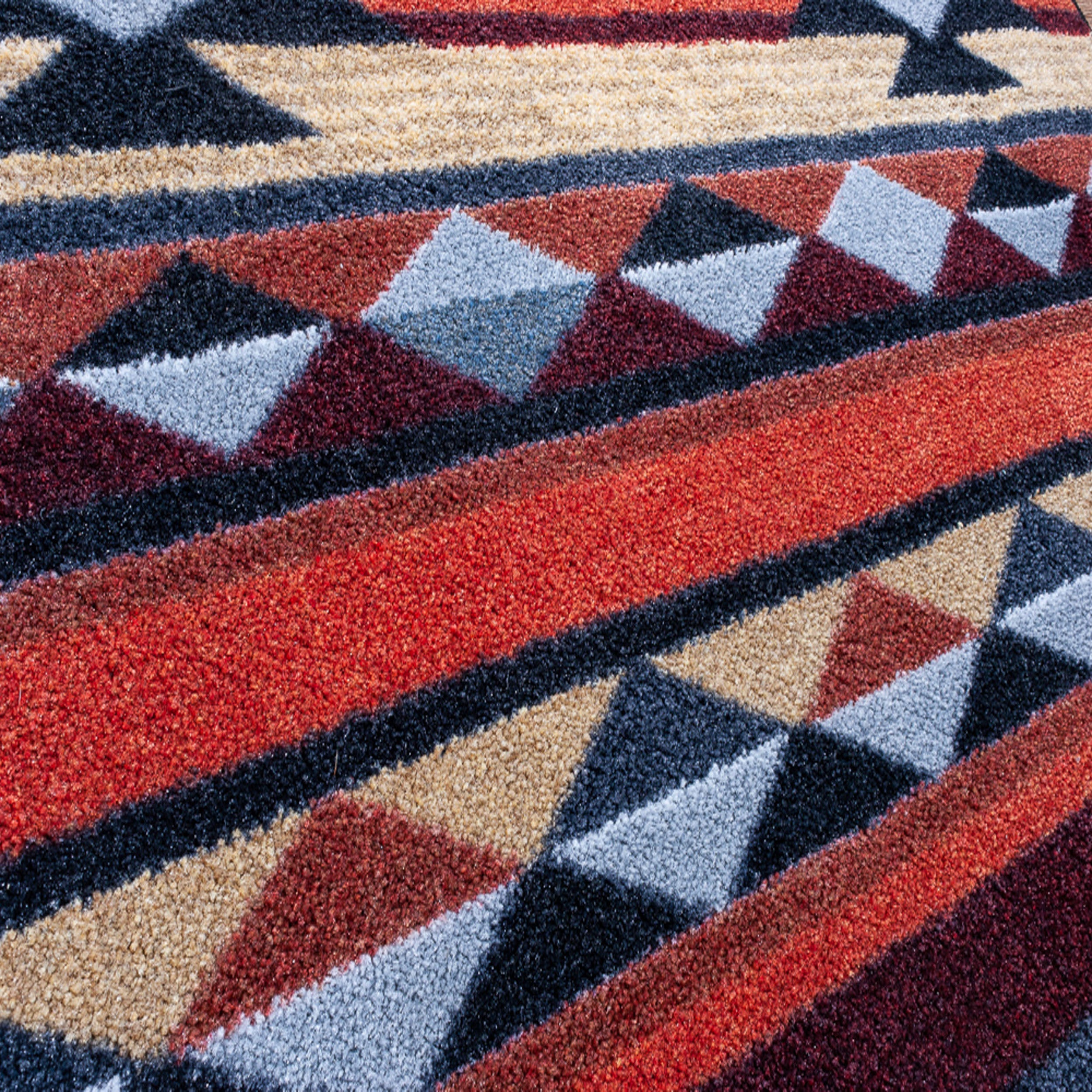 Ashspire Ridge Rug – Tribal Diamond Rug for Game Rooms & Adventurer ...