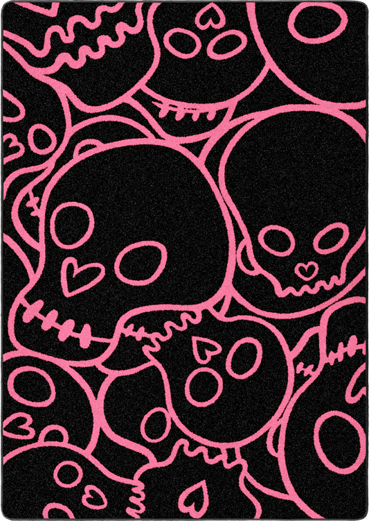 The Dead Cute Rug in Pink