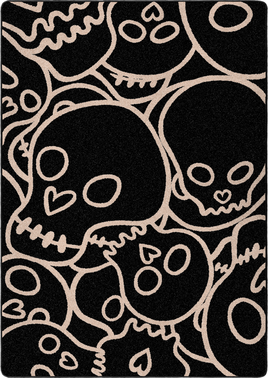 The Dead Cute Rug in Black