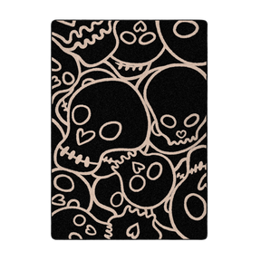 The Dead Cute Rug in Black