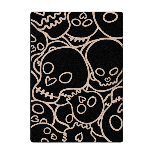 The Dead Cute Rug in Black
