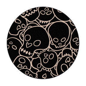 The Dead Cute Rug in Black