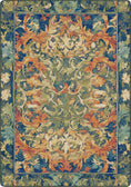 Load image into Gallery viewer, gorgeous summer rug perfect for she sheds reading nooks fantasy spaces game rooms enchanted fae inspired decor bright and magical ethereal
