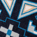 Load image into Gallery viewer, Close-up of The Four Tides Rug’s texture, showcasing its plush, family-friendly pile and oceanic design, ideal for high-traffic spaces.
