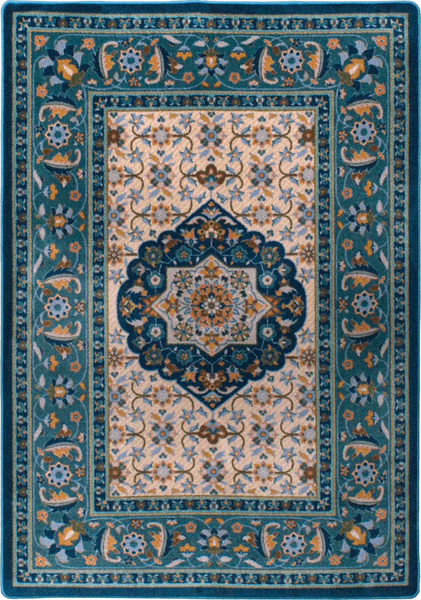 persian style rug built for life, game room, family rooms and any space that requires durability and stain resistance