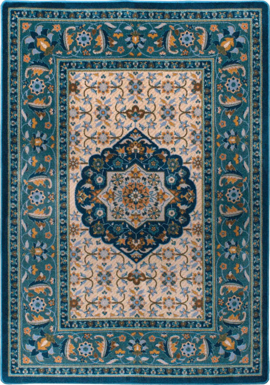 persian style rug built for life, game room, family rooms and any space that requires durability and stain resistance