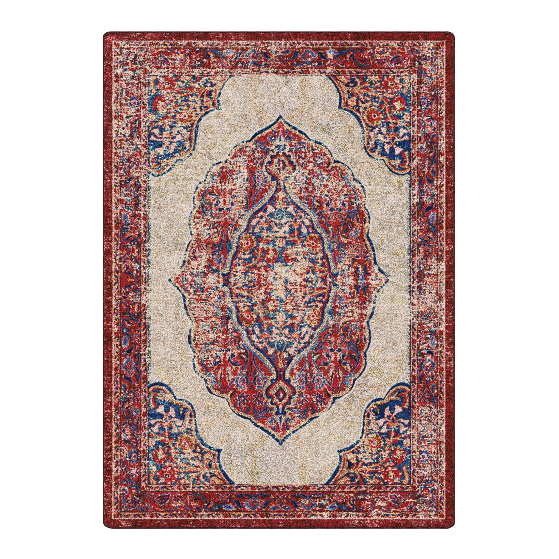 8x11 version of The Oathforged Rug with full medallion and border layout, suited for bold fantasy-themed interiors

