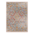 Load image into Gallery viewer, 8x11 Redreach Rug featuring an expansive crimson medallion design with gold, parchment, and deep blue detailing—ideal for larger spaces with bold, ceremonial flair
