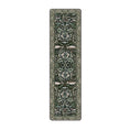 Load image into Gallery viewer, 2x8 runner version of The Secret Garden rug with symmetrical garden pattern and woodland tones
