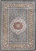 Load image into Gallery viewer, Decorative rug with intricate patterns and colors on a dark background
